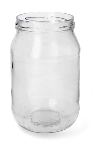 Borcan din sticlă pentru conservare 1,7 l cu gură largă 100 mm