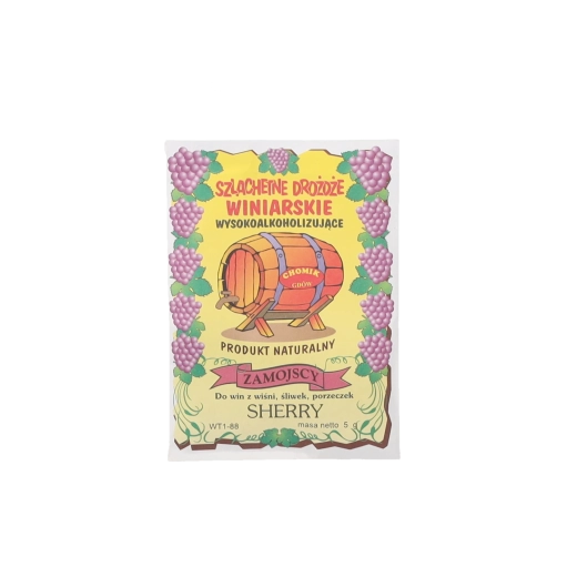 Drojdie de vin Sherry pentru vinuri de desert și albe, 5 g