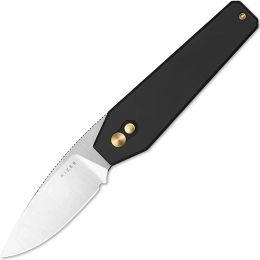 Kizer Tomb cuțit pliabil din aluminiu, negru