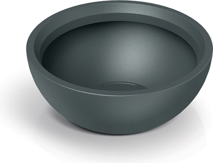 Ghiveci tip bol MOLIO bowl, amestec, 60 cm, grafit