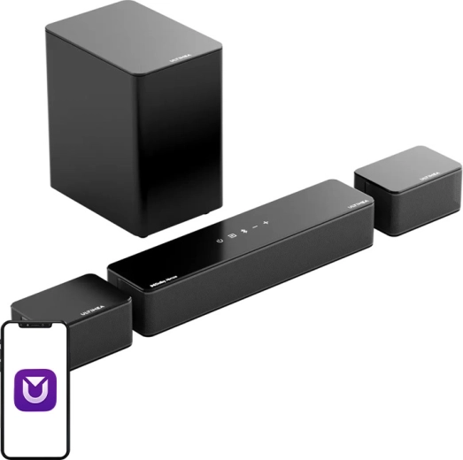 Soundbar ULTIMEA Poseidon D60 cu subwoofer wireless și sateliți (5.1 Dolby Atmos)