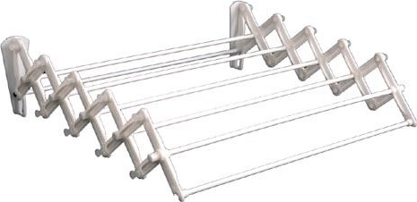 Uscător de rufe tip armonică Praktik 80 cm alb