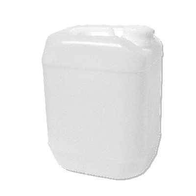 Canistră din plastic 5 l din HDPE, transparentă, capac 38 mm