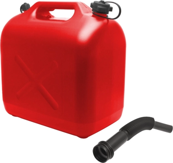 Canistră pentru benzină de 20 l cu pâlnie flexibilă
