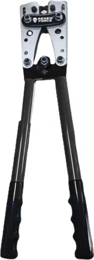 Clește de sertizare hexagonali pentru ferule și papuci/ochiuri de cablu HEX RENEW FORCE 6–50 mm² (390 mm) - 1 bucată