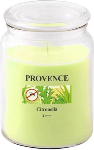 Lumânare parfumată în pahar cu miros de citronelă PROVENCE 95 de ore