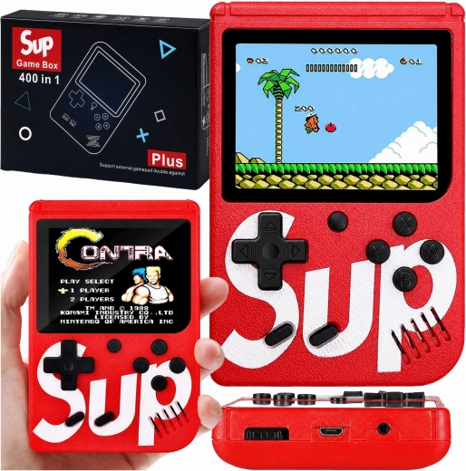 Consolă portabilă retro SUP 400 în 1 - 1 bucată
