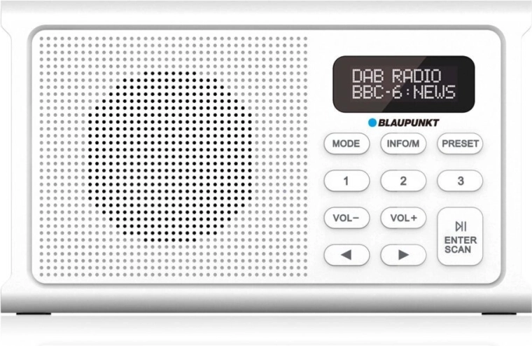 Radio digital portabil Blaupunkt DR3 alb