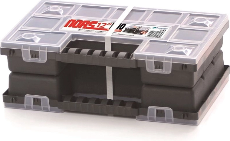 Organizator din plastic NORS DUO – set de două cutii conectabile