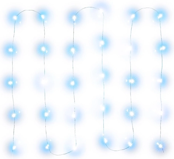 Ghirlandă luminoasă de Crăciun Retlux Nano, 30 LED-uri cu lumină albă rece