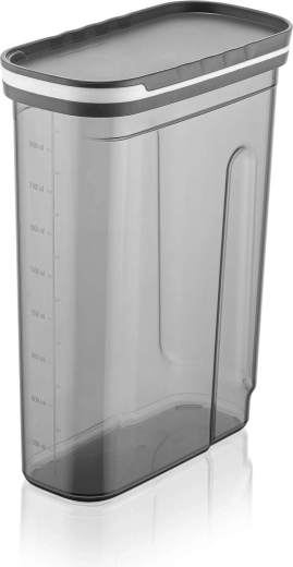 Cutie din plastic pentru alimente vrac 2,7 l