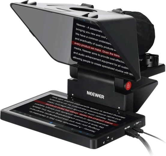 Teleprompter Neewer X11 cu monitor integrat TM8
