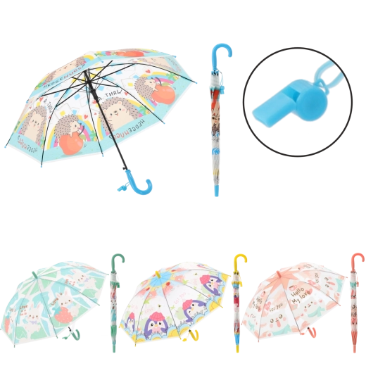 Umbrelă clasică semi-automatizată, diametru 83 cm