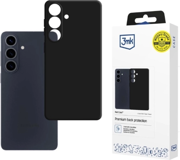 Husă mată pentru Samsung Galaxy S26+ neagră