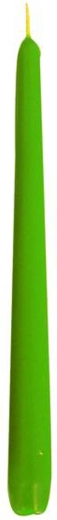 Lumânare conică Provence verde deschis 24,5 cm