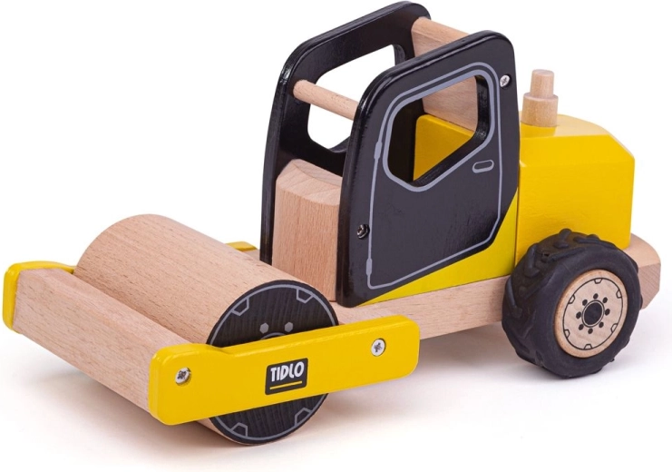 Tidlo – cilindru compactor din lemn pentru micii constructori