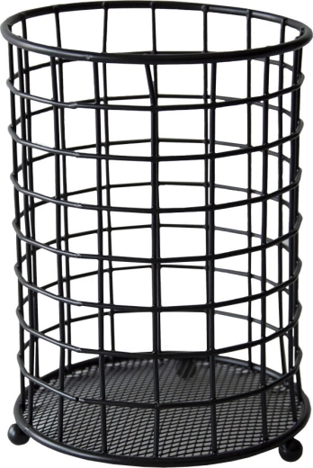 Suport metalic pentru tacâmuri 13 × 18 cm negru