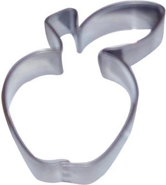 Set de forme decupatoare din inox pentru prăjituri în formă de măr, set 10 buc