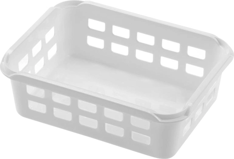 Coș de depozitare din plastic HEIDRUN 18,5 × 14 × 6 cm, mix de culori