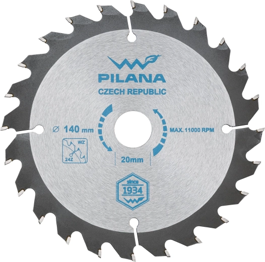 Disc circular PILANA SK 5255 WZ 140 mm, 24 dinți, 20 mm
