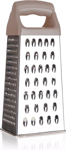 Răzătoare din inox tip piramidă 21 cm cu mâner din plastic Latte CULINARIA