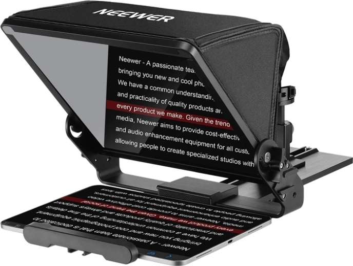 Teleprompter pentru tabletă NEEWER X12 II cu prindere pe trepied