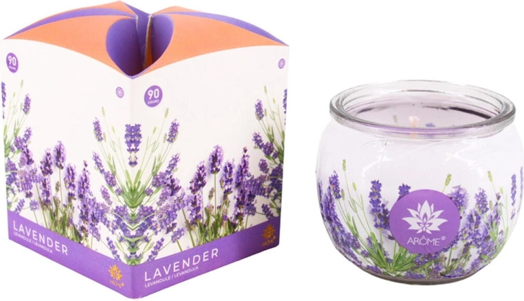 Lumânare parfumată în borcan Lavandă 90 g
