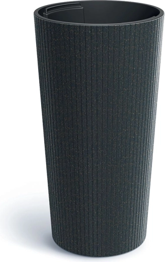 Ghiveci Lamia slim eco wood antracit