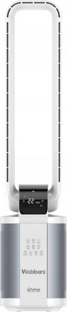 WEBBER WB1820 ventilator alb fără palete cu umidificator de aer