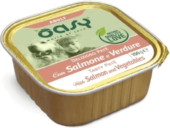 Oasy Tasty Paté Adult somon și legume 150 g
