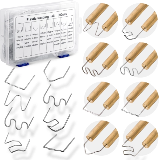 Set de cleme pentru aparat de sudat plastic 800 buc Humberg