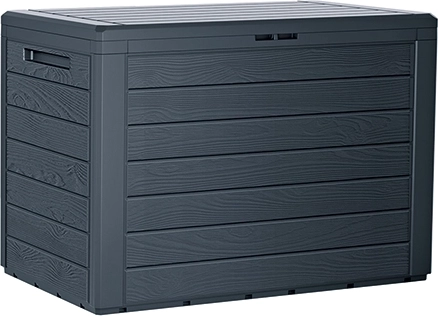 Cutie de depozitare de grădină 190 l antracit WOODEBOX