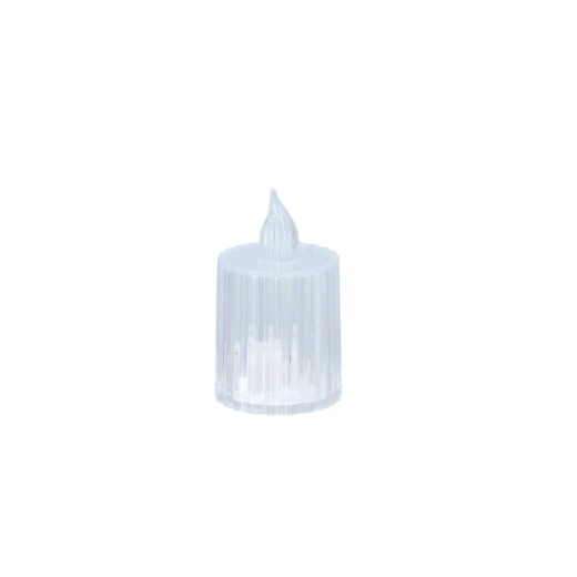 Lumânare tip pastilă LED transparentă 3,5 × 6,5 cm