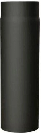 Tub de fum cu orificiu 150 mm, lungime 1000 mm, negru