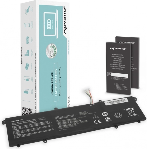 Baterie Movano C31N1905 pentru ASUS VivoBook S14/S15 (3400 mAh, 39 Wh)