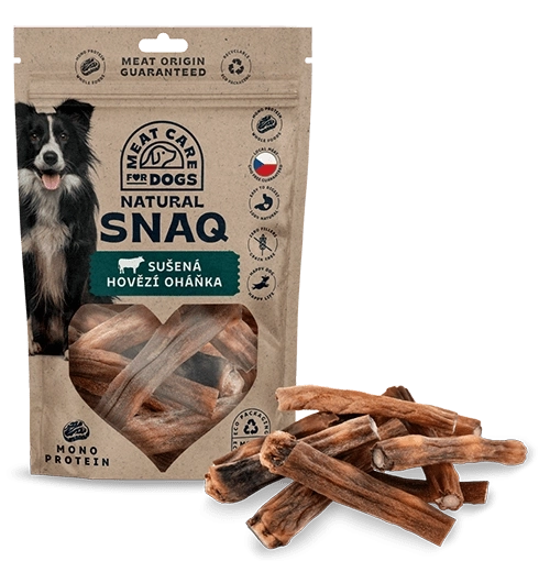 Coadă de vită uscată pentru câini DOG SNAQ 200 g
