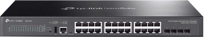 TP-Link Omada SG5428X – switch L3 gestionat și stivuibil, cu 24 de porturi gigabit