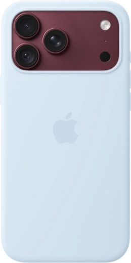Husă din silicon cu MagSafe pentru iPhone 18 Pro Max – albastru rece