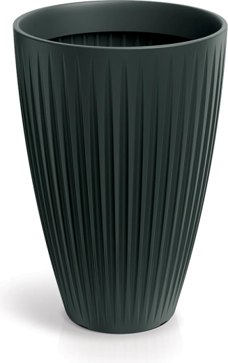 Ghiveci Latia Round High 40 cm antracit