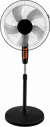 Ventilator de podea cu stativ, cu 5 pale, silențios și puternic, cu oscilație