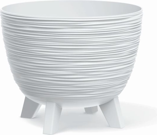 Ghiveci Furu 29 cm alb