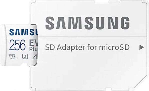 Card de memorie Samsung EVO Plus microSD 256GB cu adaptor