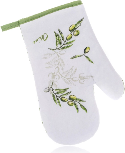 Mănușă de bucătărie din bumbac OLIVES 27 × 17 cm