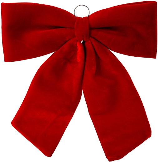 Fundă de Crăciun roșie 70 cm