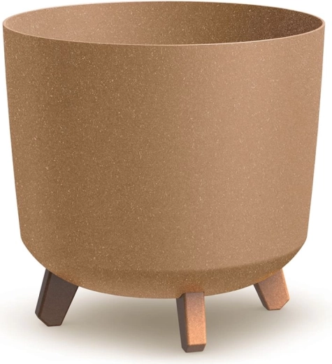Ghiveci Gracia Tubus Eco Wood naturo, diametru 29,8 cm