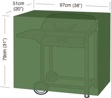 Prelată de protecție pentru grătar Classic S 97 × 51 × 79 cm, PE 90 g/m²
