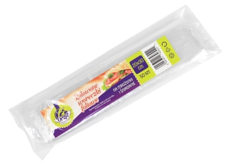 Pungi pentru congelator 20 × 30 cm, 1,5 l (50 buc)