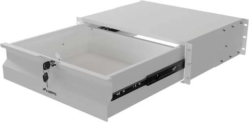 Sertar Lanberg pentru rack 19" 3U 360 mm gri