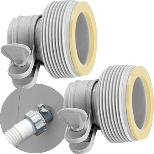 Adaptoare reductoare tip B pentru furtunuri de piscină 32/38 mm Intex (2 buc.)