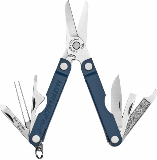 Leatherman Micra unealtă multifuncțională de buzunar, albastru marin, 10 funcții